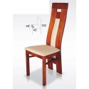 Nowoczesne krzesło oparcie profil BST54