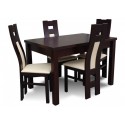 RMZ4CF Stół RMS18-S + 4 Krzesła RMK41B nowoczesne meble do jadalni