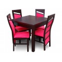 RMZ02G Designerski zestaw stół i krzesła do jadalni