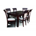 RMZ101 Zestaw Włoska Elegancja krzesła RMK52 w komplecie ze stołem na 18 osób