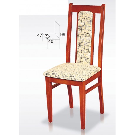 Klasyczne krzesła do salonu BST25N