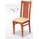 Krzesło z drewnianym oparciem BST26