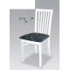 Białe krzesła drewniane szczeble biel BST52